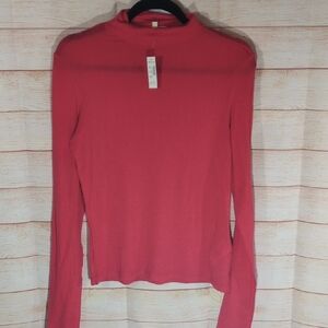 Madewell Women's Red Long Sleeve Top